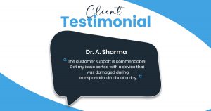 Dentalkart Client Testimonials on Our Support 