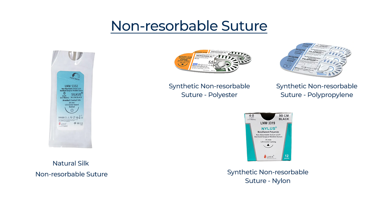non- absorbable suture