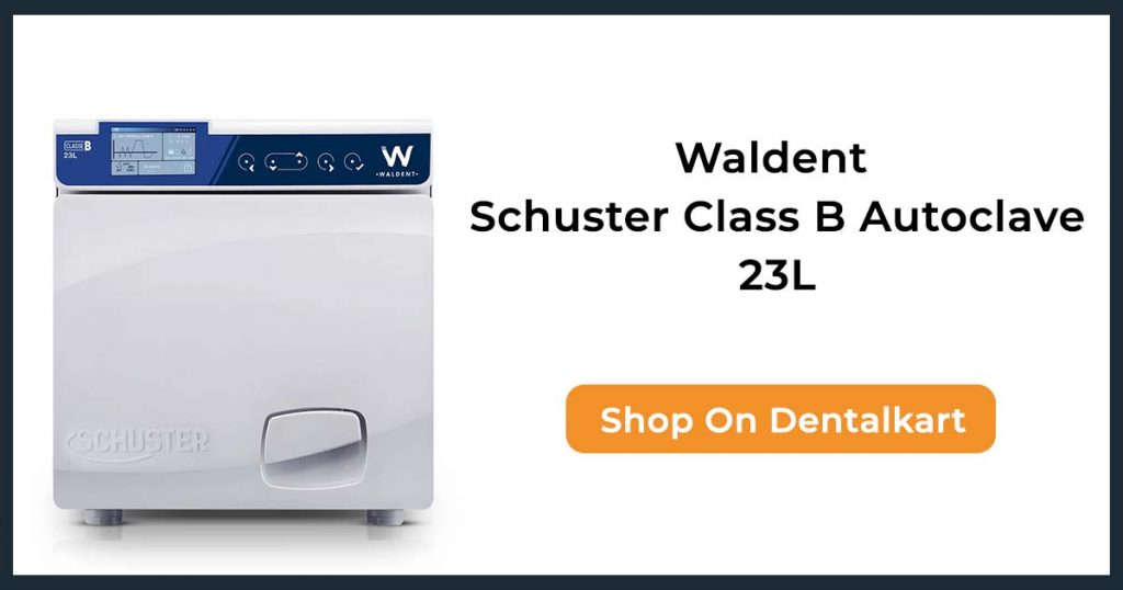waldent schuster class b autoclave