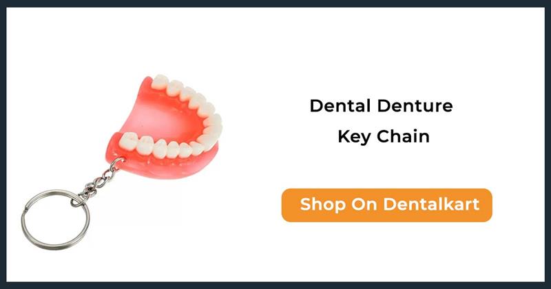 Dental Denture Key Chain
