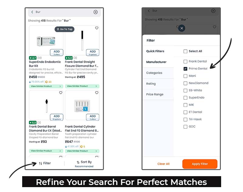 filter your searches
