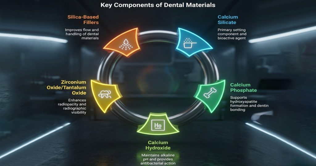 key components of dental material