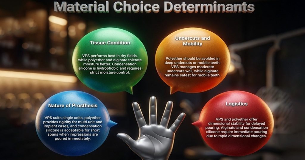 Clinical Determinants Driving Material Choice