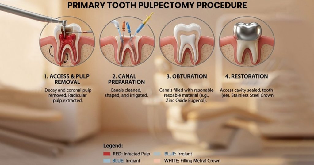 pulpectomy procedure
