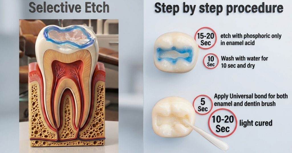 selective-etch technique