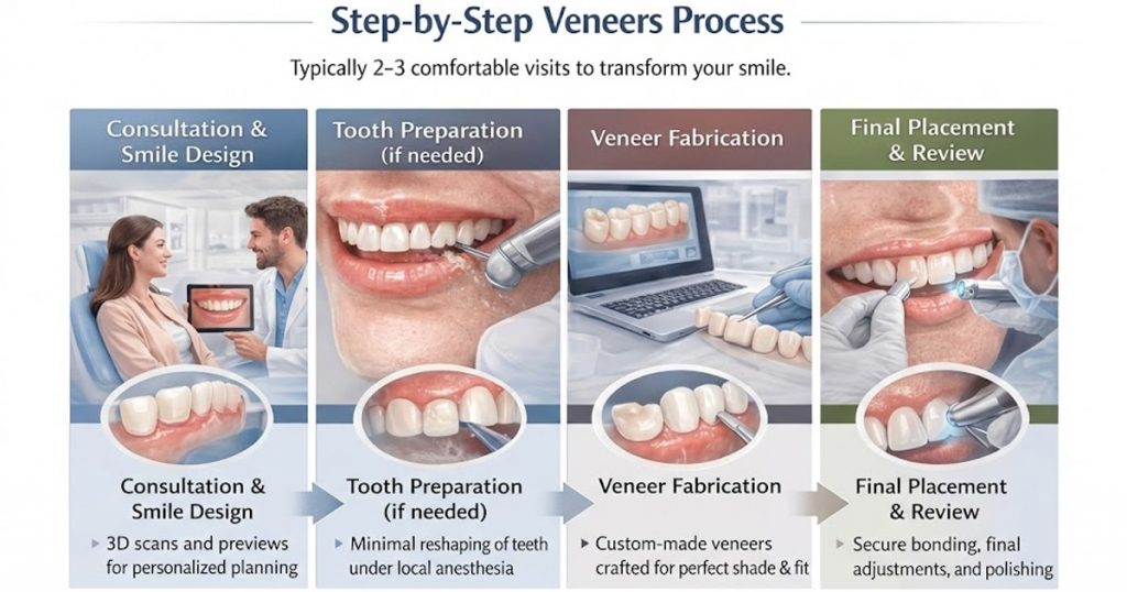 Step-by-Step Protocol for No-Prep Veneers